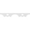 Ekena Millwork Mydland Architectural Grade PVC Running Trim, 6"H x 5/8"P x 48"L RUNP06X0625X48MYD - alternate 3